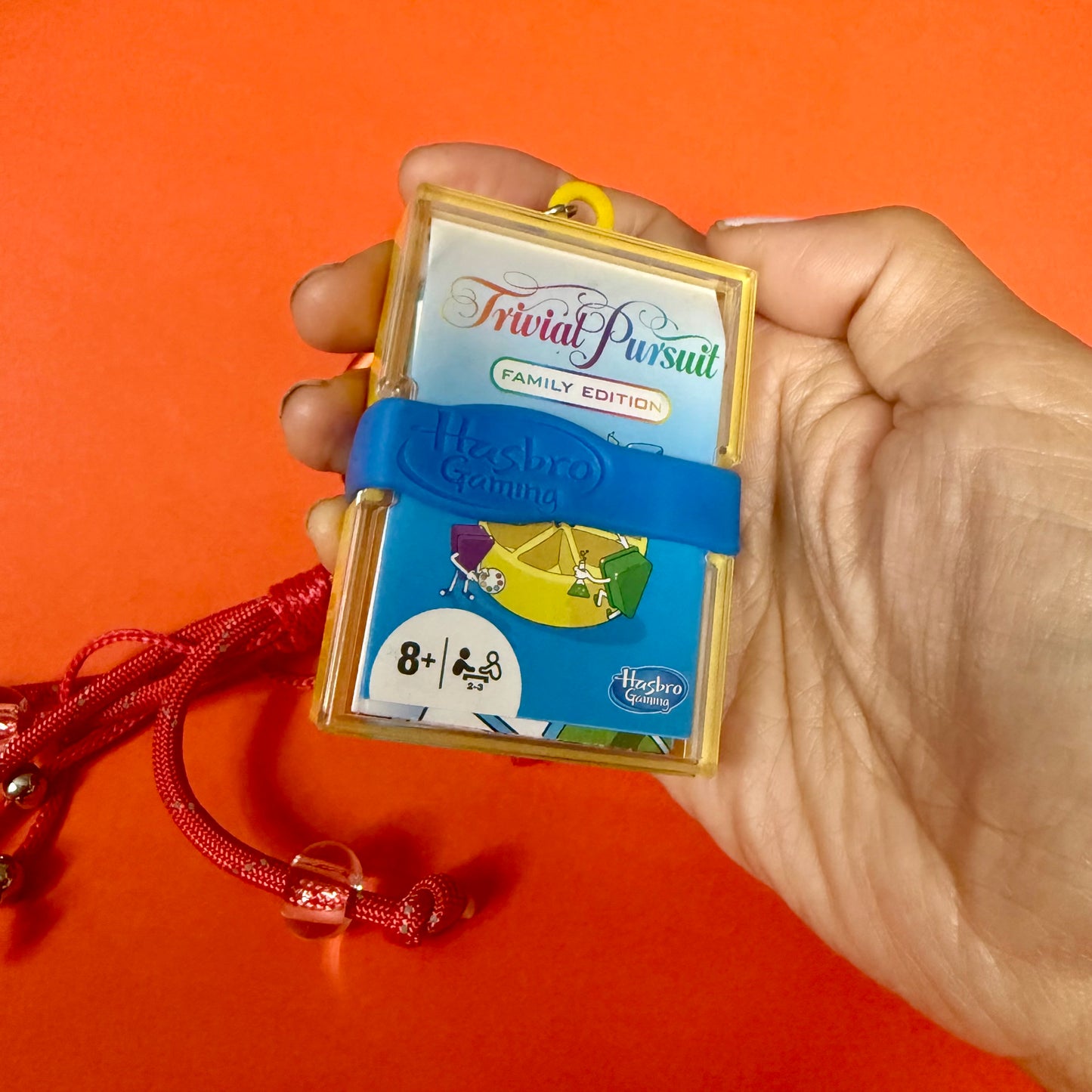 Bag charm and keyring Trivial Pursuit