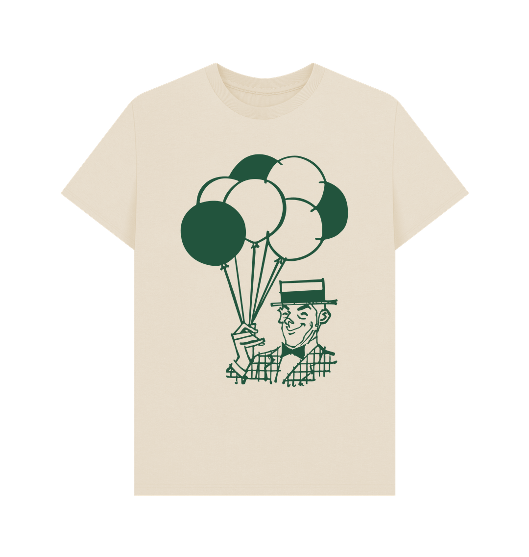 Oat Balloon man graphic t-shirt