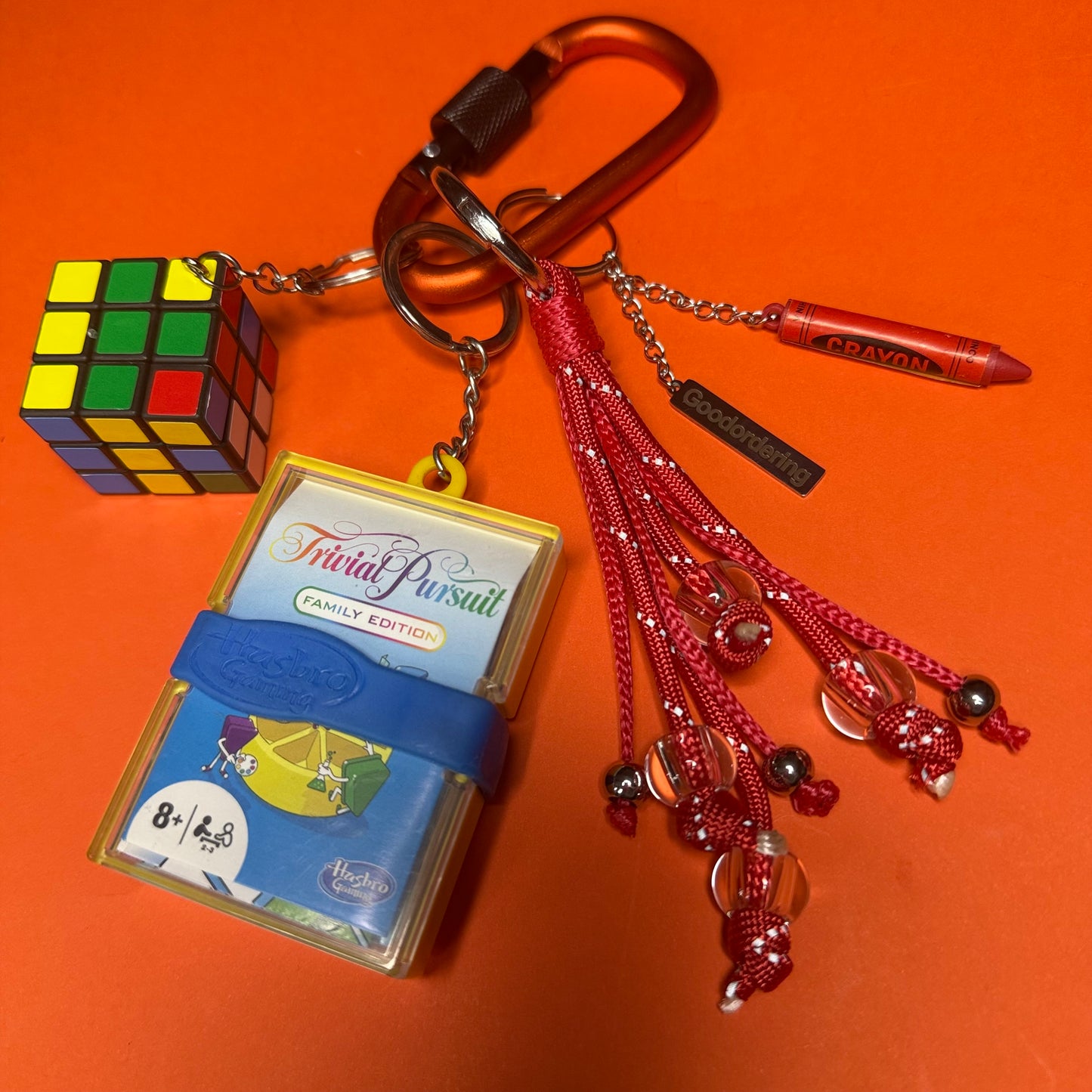 Bag charm and keyring Trivial Pursuit