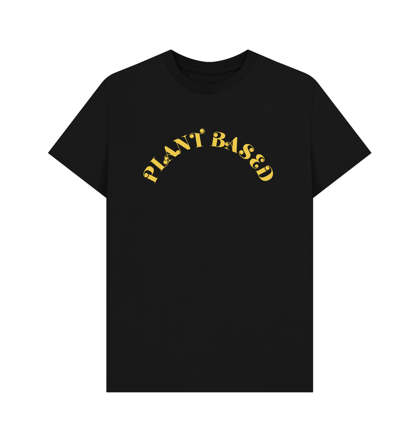 Black Printed T-shirt Front