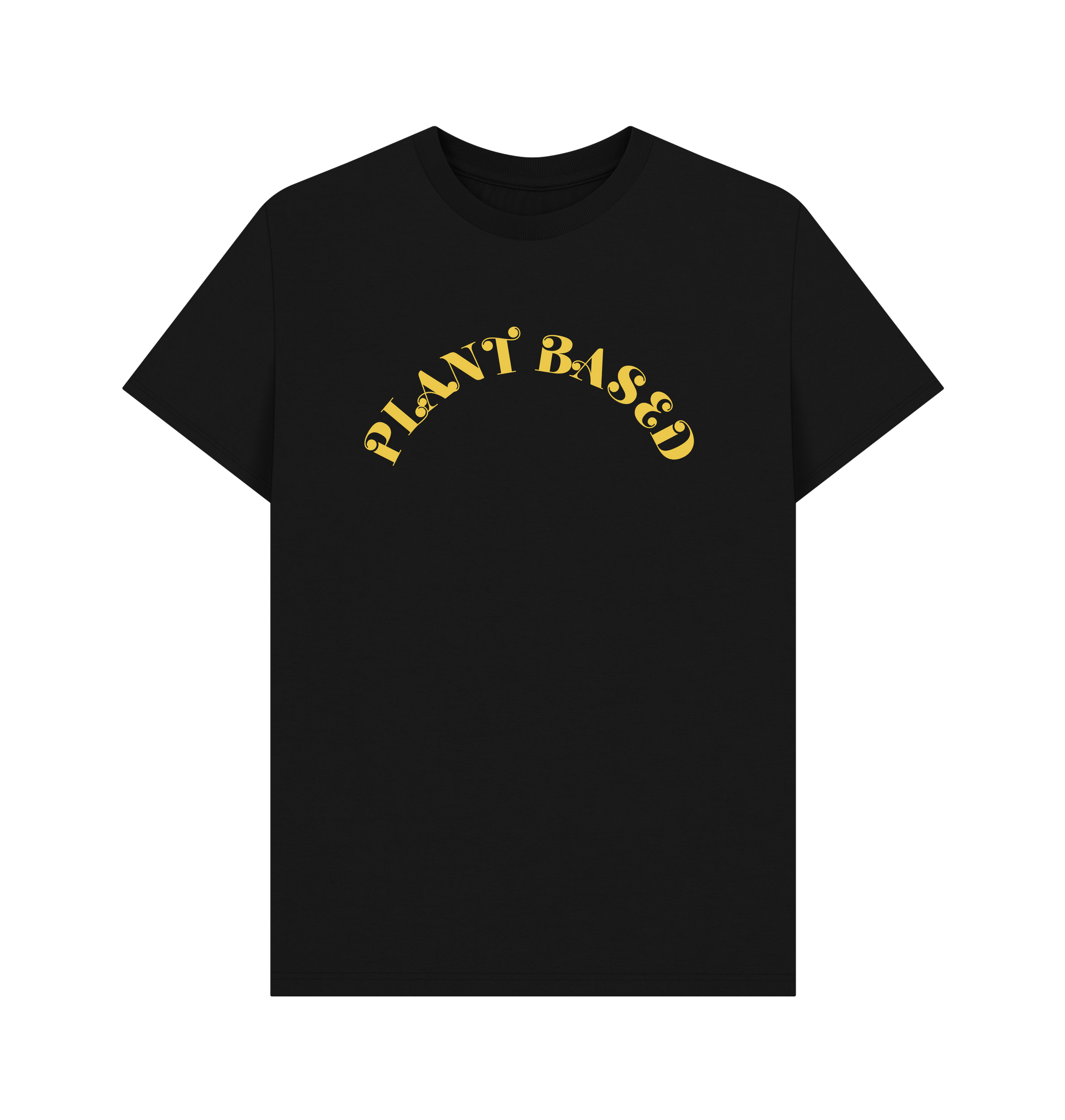 Black Printed T-shirt Front