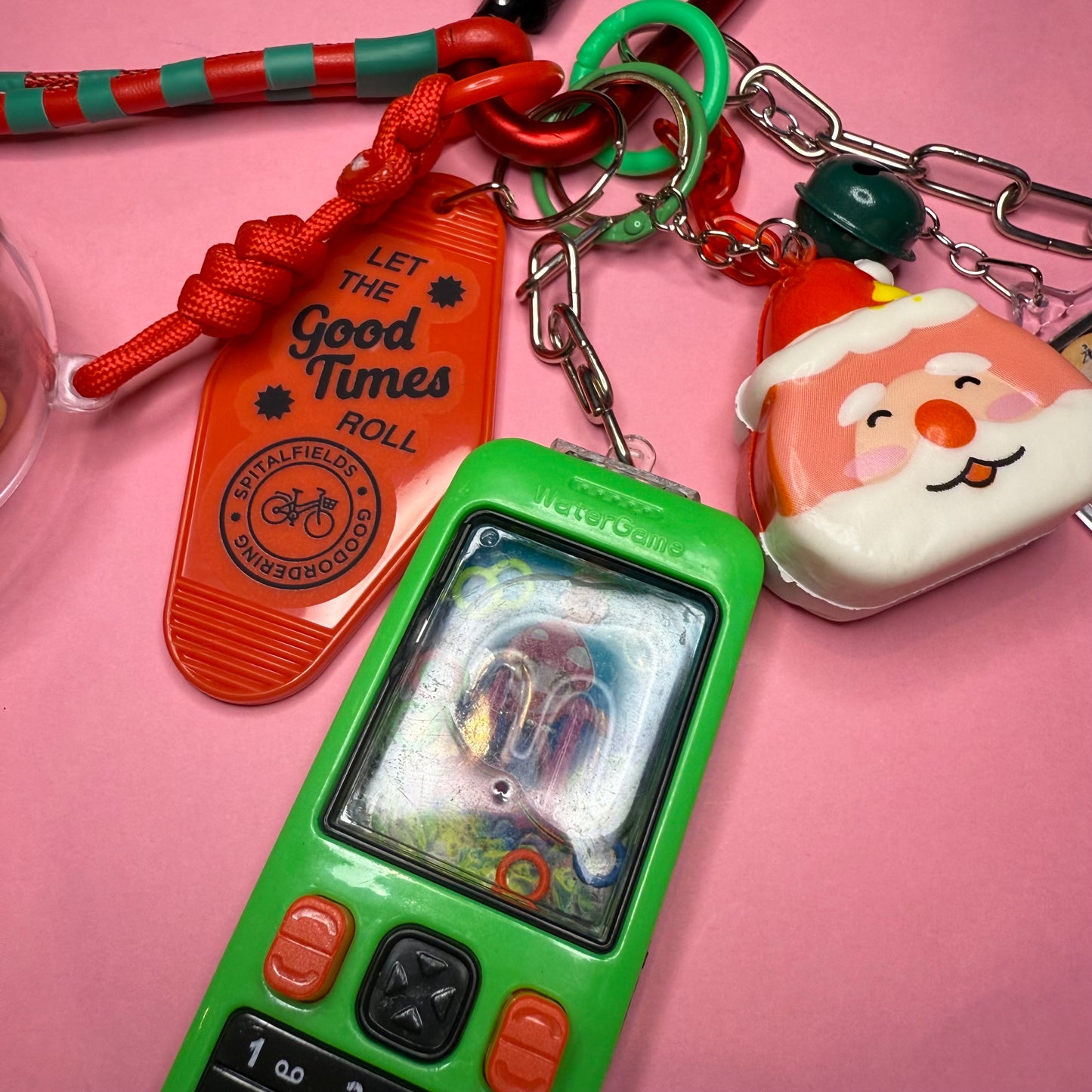 Bag charm and keyring christmas star