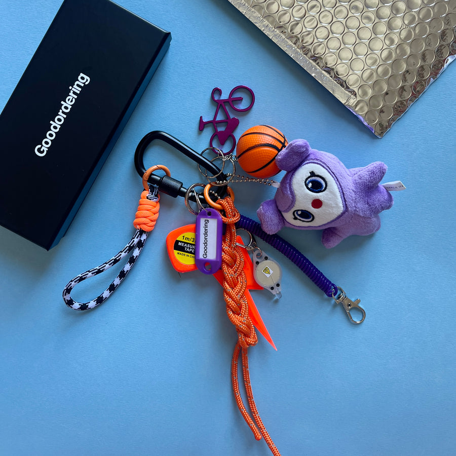 Bag charm purple - Goodordering