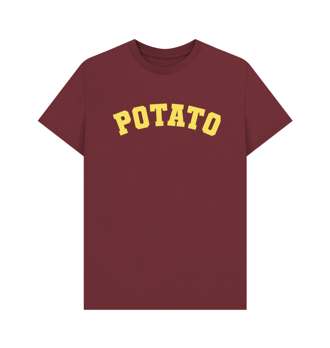 Red Wine Potato varsity t-shirt