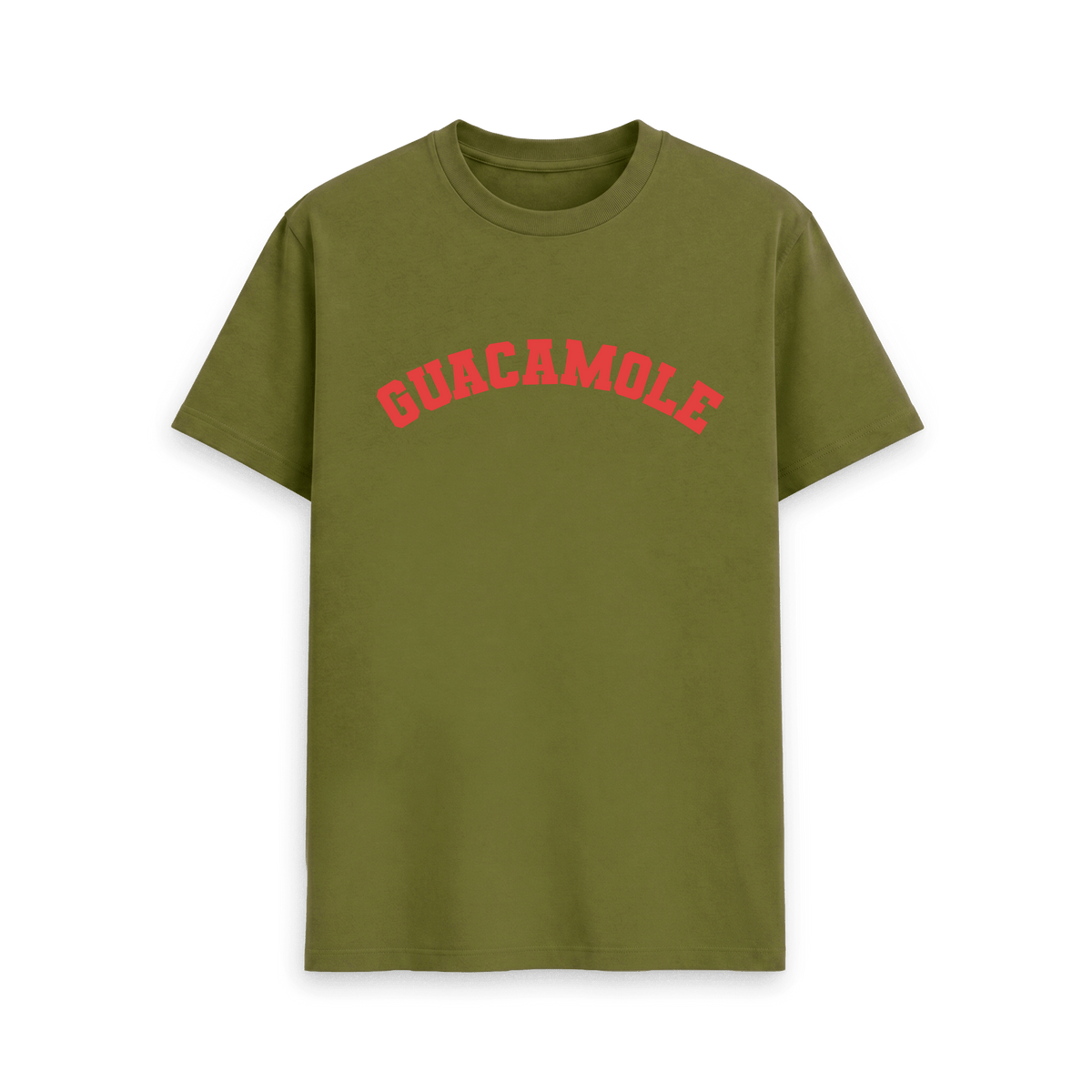 Moss Green Printed T-shirt Front