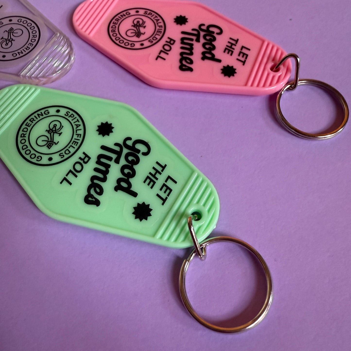 Motel keyring