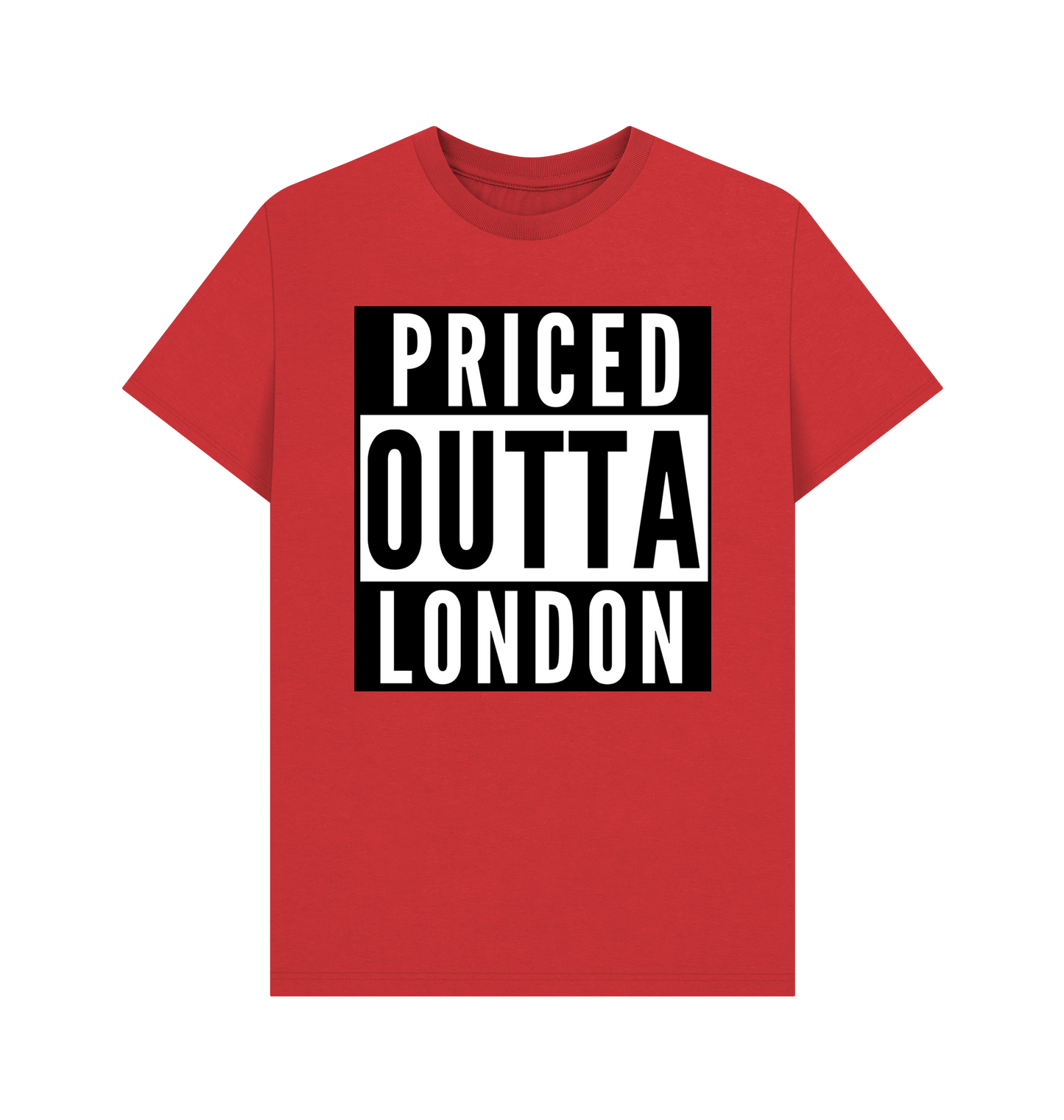 Red Printed T-shirt Front