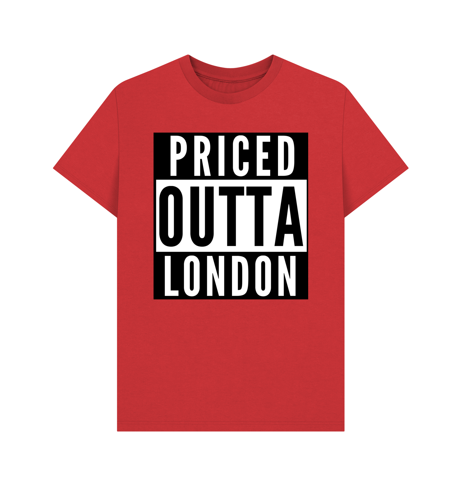 Red Printed T-shirt Front