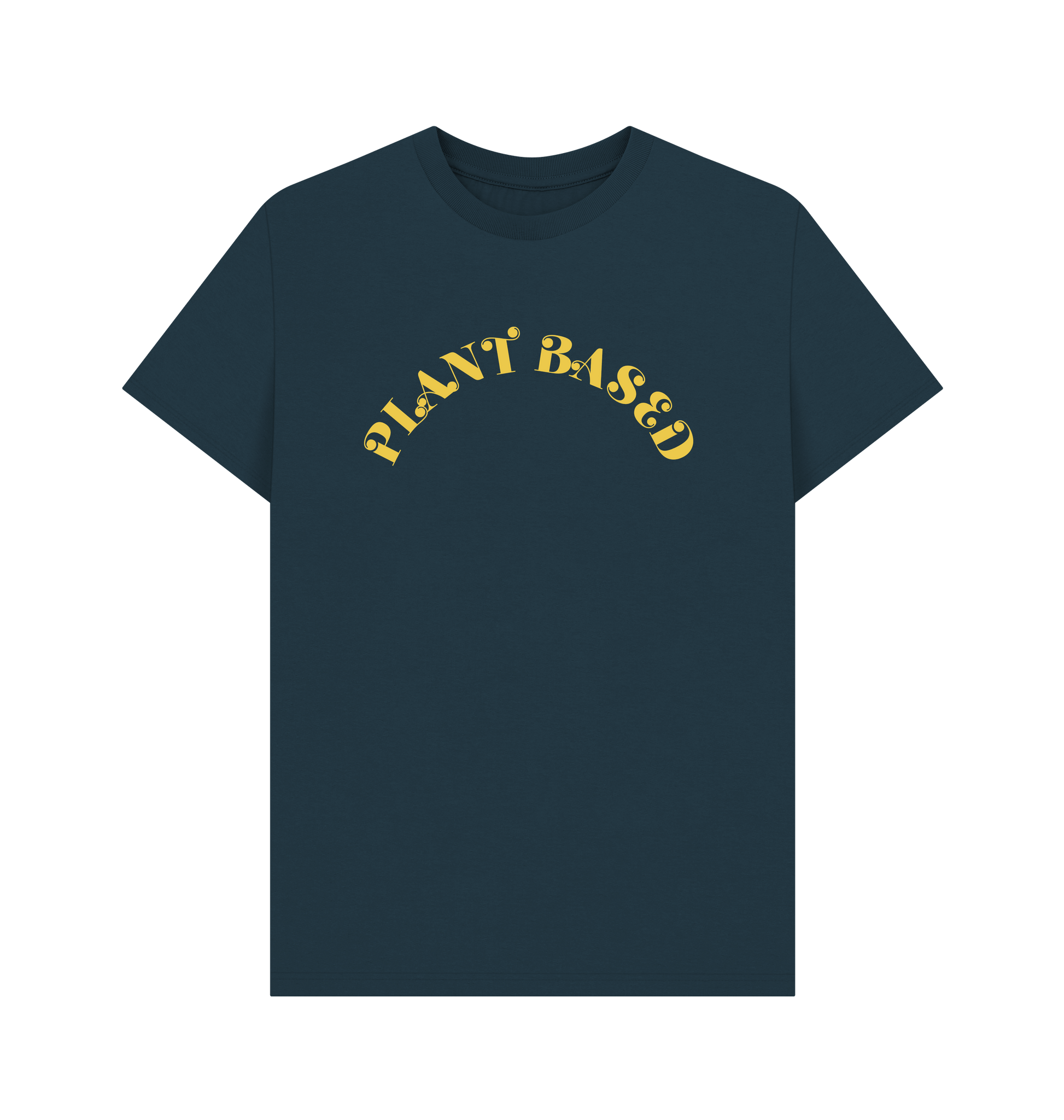 Denim Blue Printed T-shirt Front