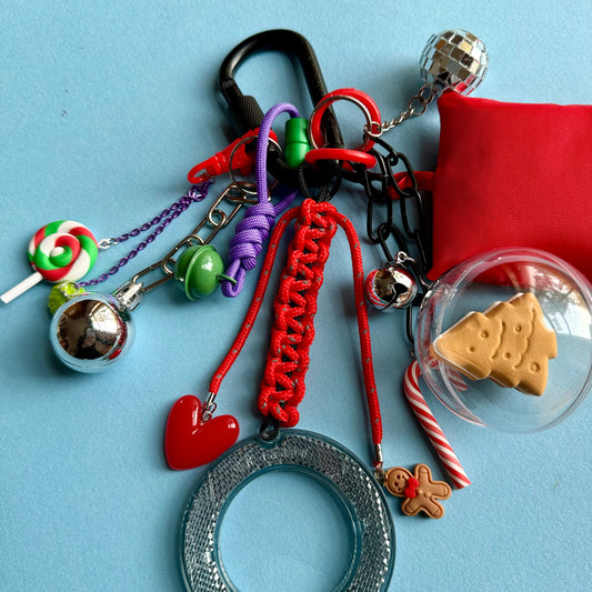 Bag charm and keyring christmas