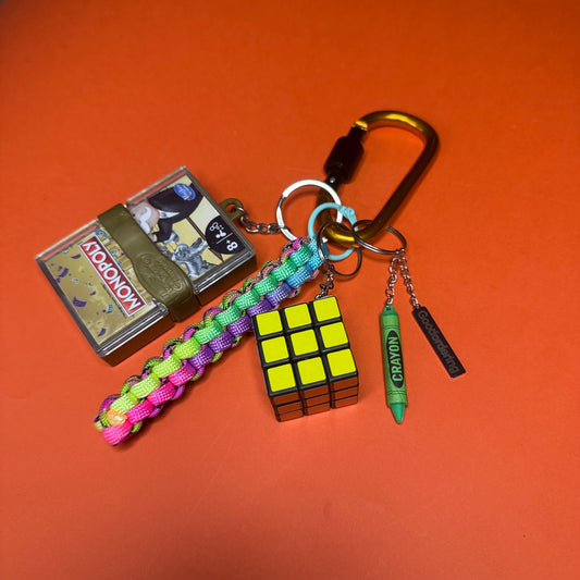 Bag charm and keyring Mini monopoly