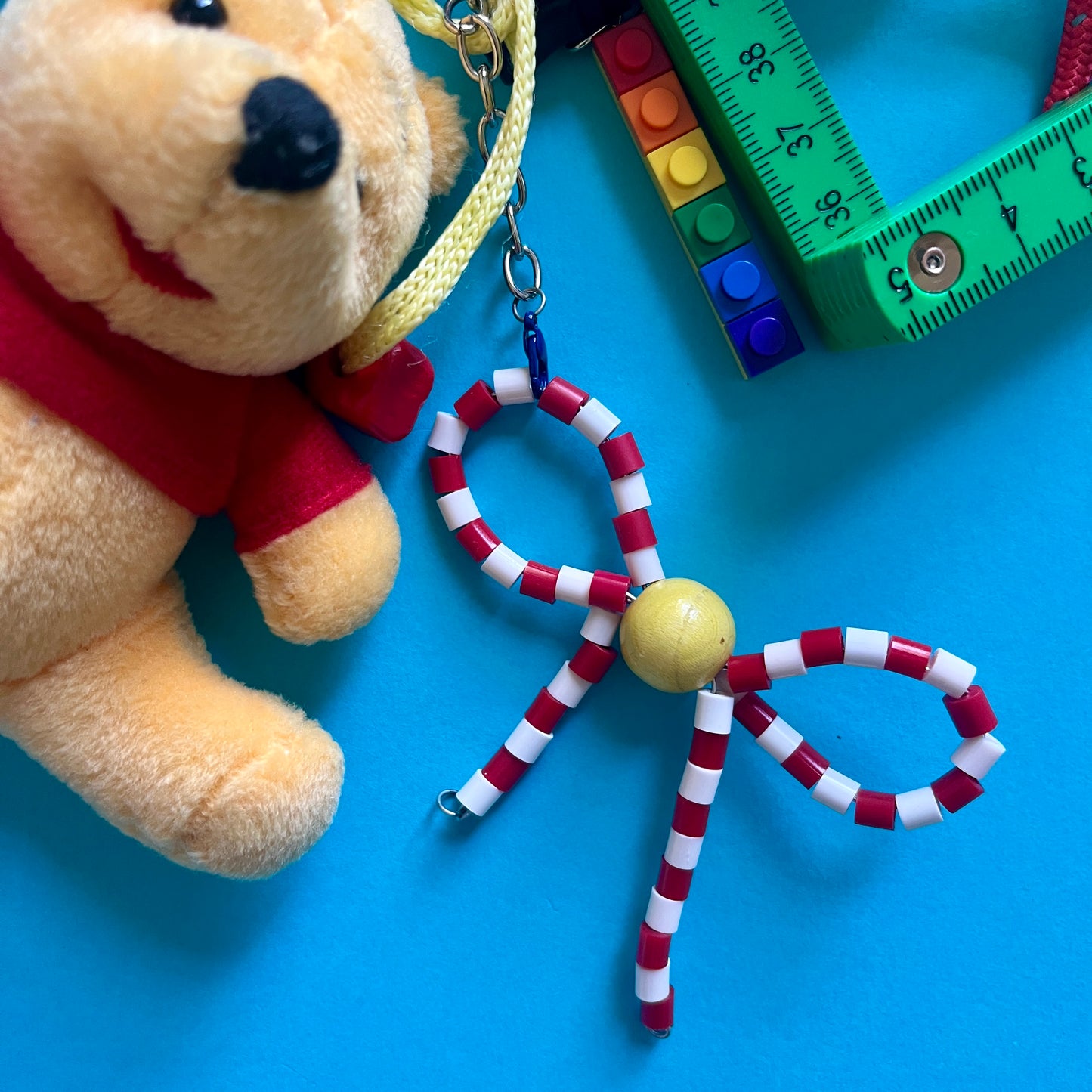 Pooh grater bag charm key ring Clowncore