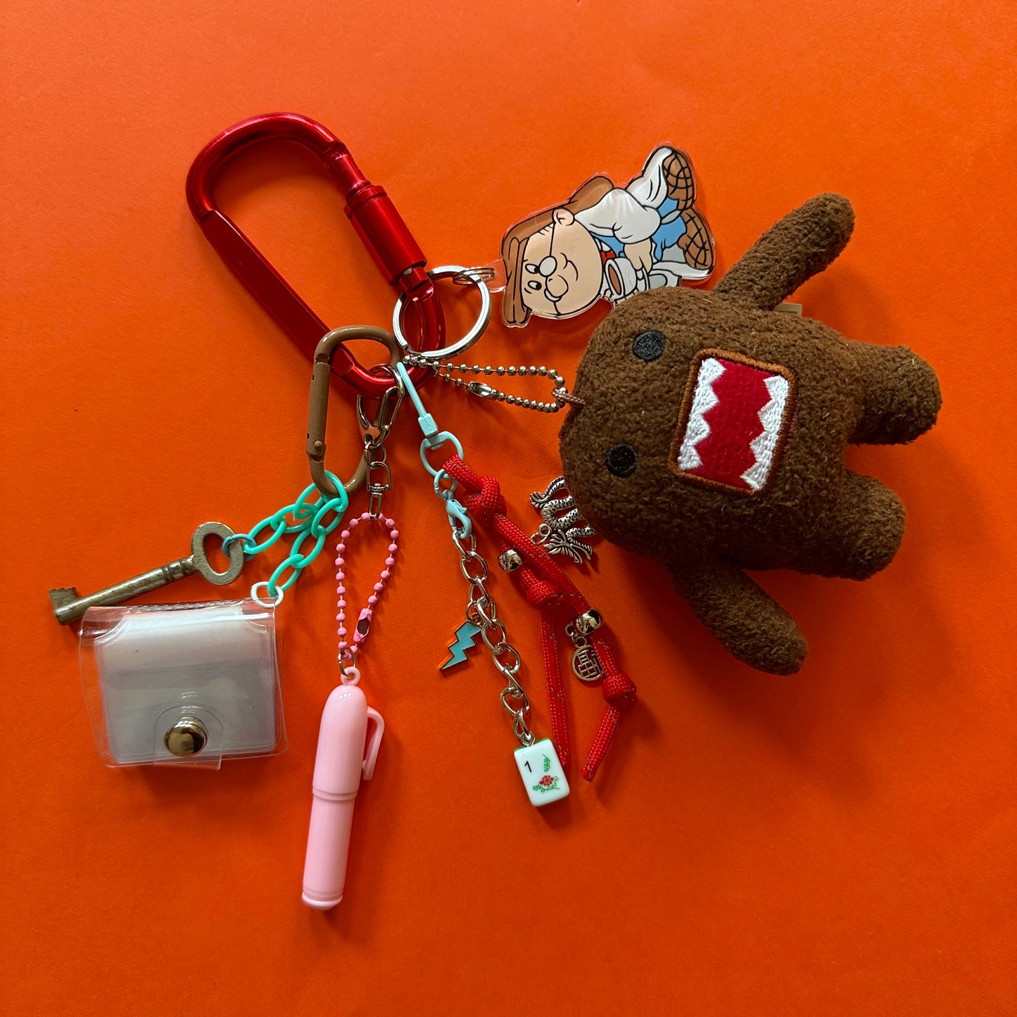 Bag charm and keyring brown critter