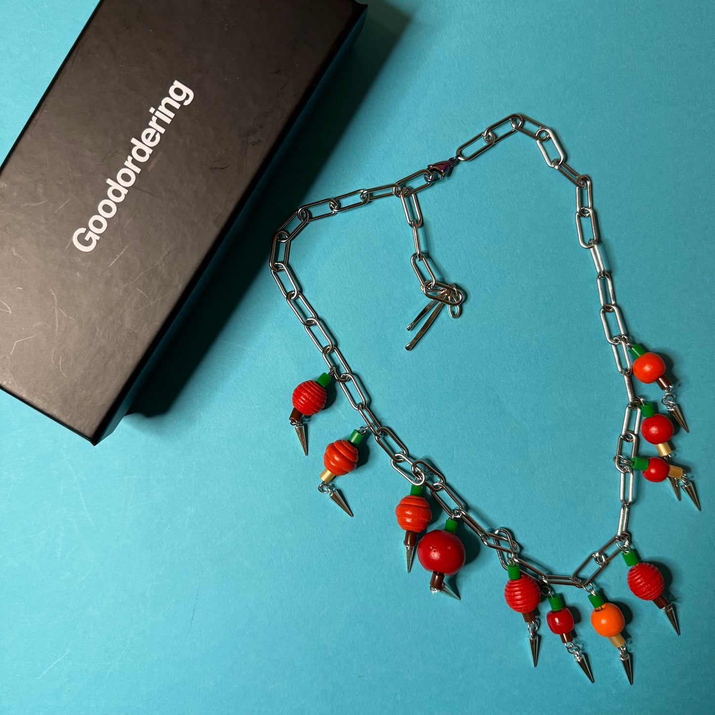 Red berry necklace