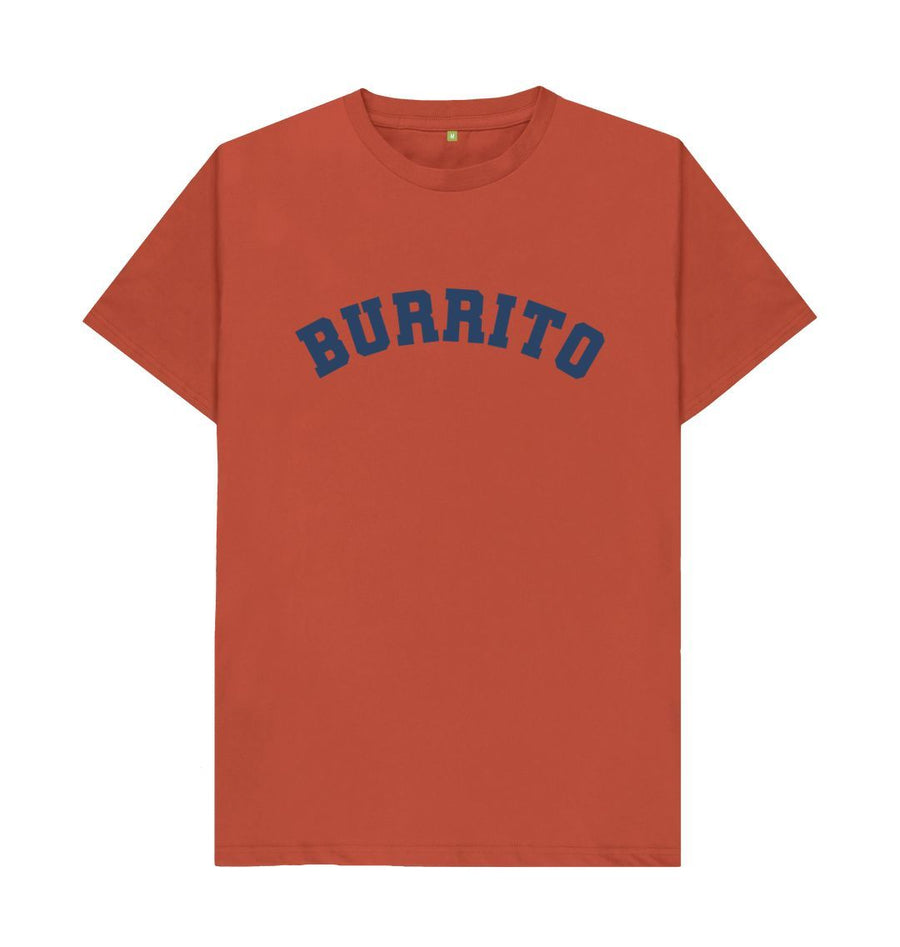 Rust Burrito varsity T-shirt