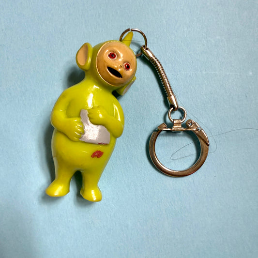 Vintage 90s teletubby Dipsy green charm