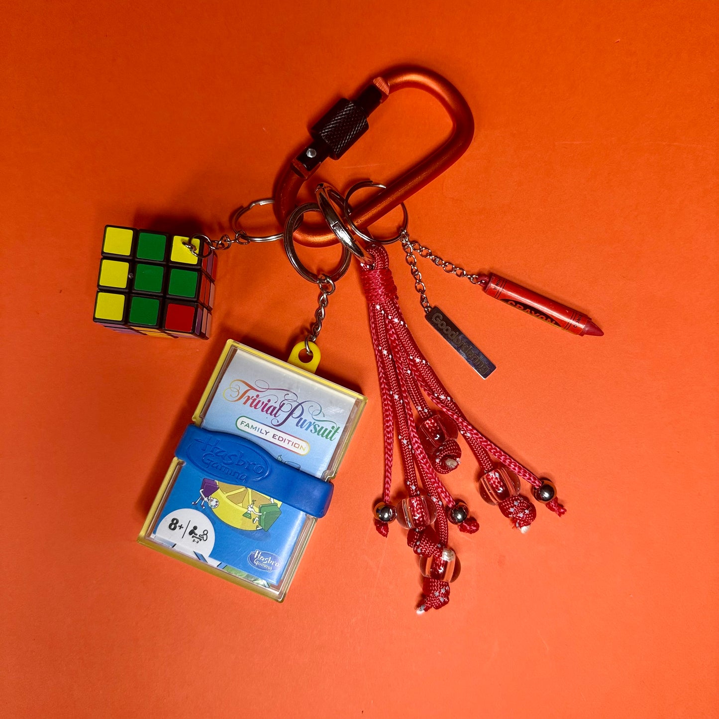 Bag charm and keyring Trivial Pursuit