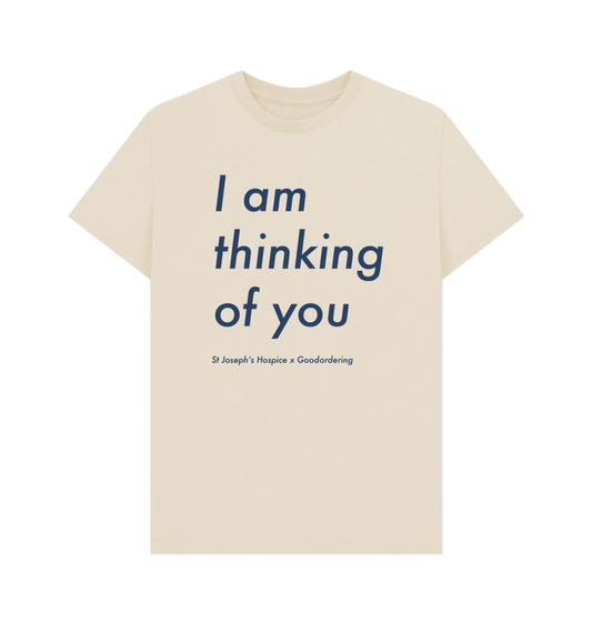 Oat St Joseph's Hospice Collaboration T-shirt thinking