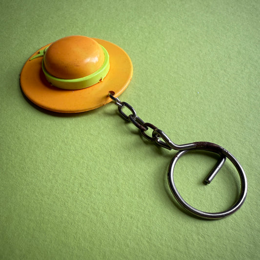 Neon 80s vintage hat charm