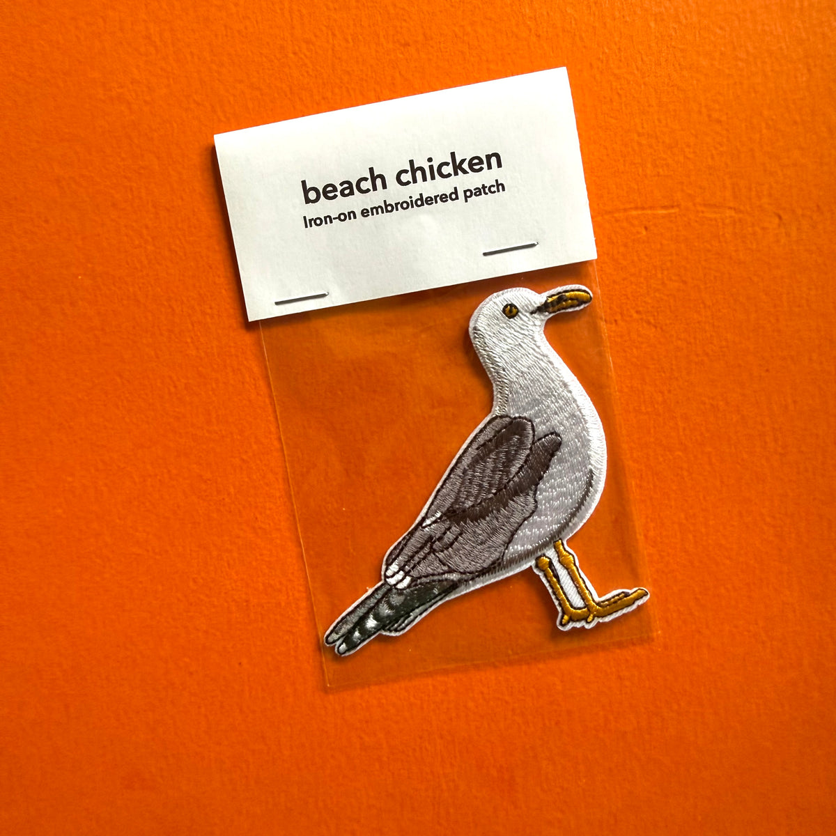 Seagull iron-on embroidered Patch