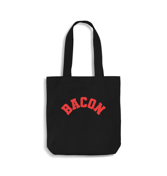 Black Bacon tote bag