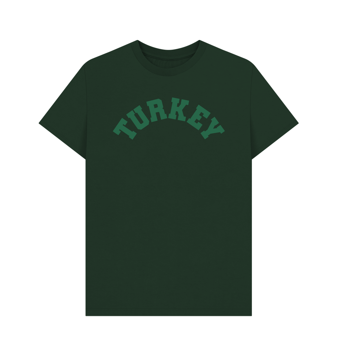 Evergreen Turkey Varsity t-shirt unisex