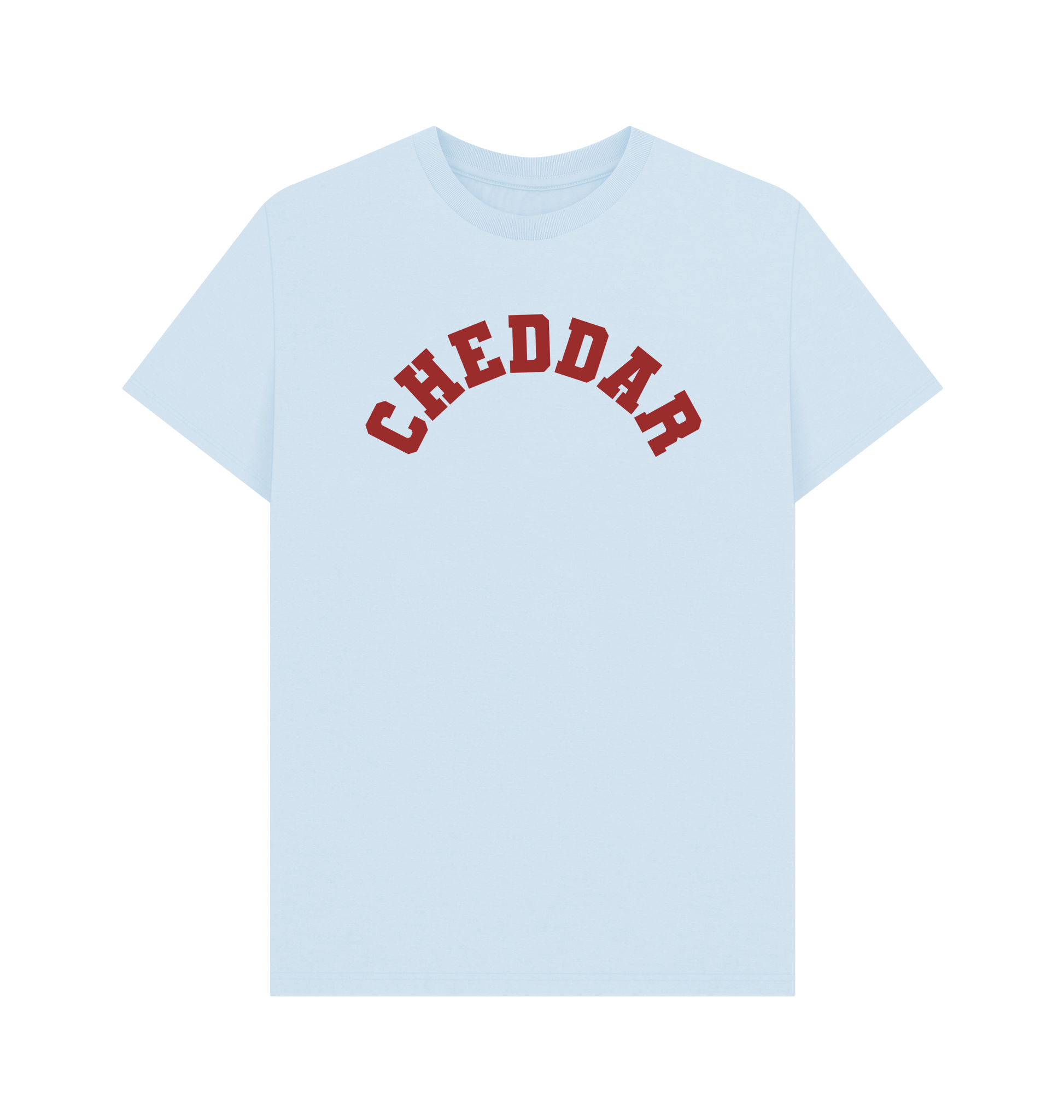 Sky Blue Printed T-shirt Front