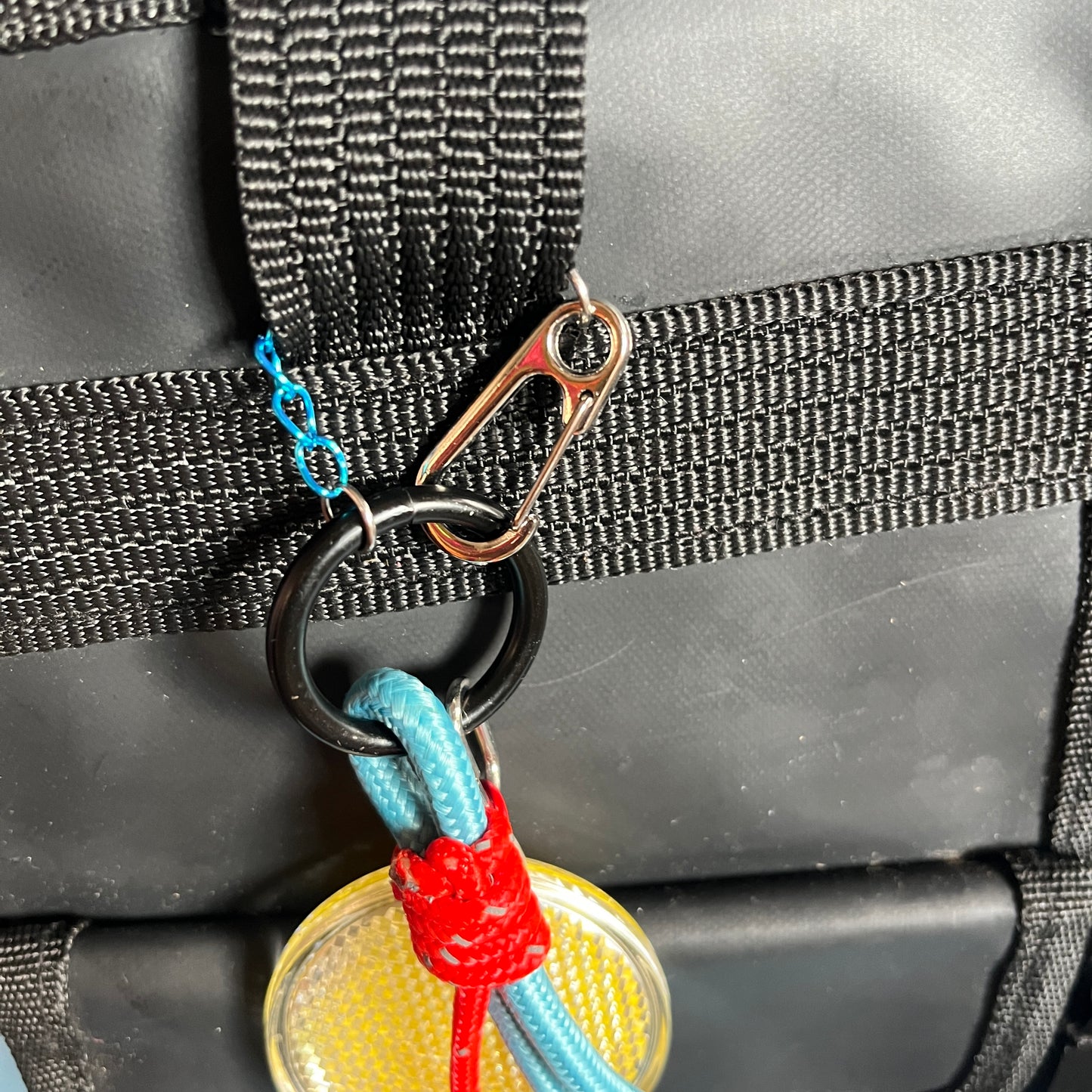 Frog rope bag charm Clowncore