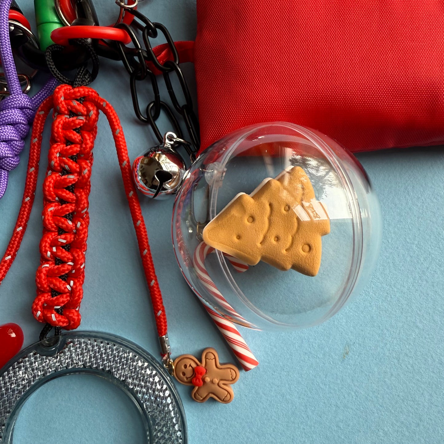 Bag charm and keyring christmas
