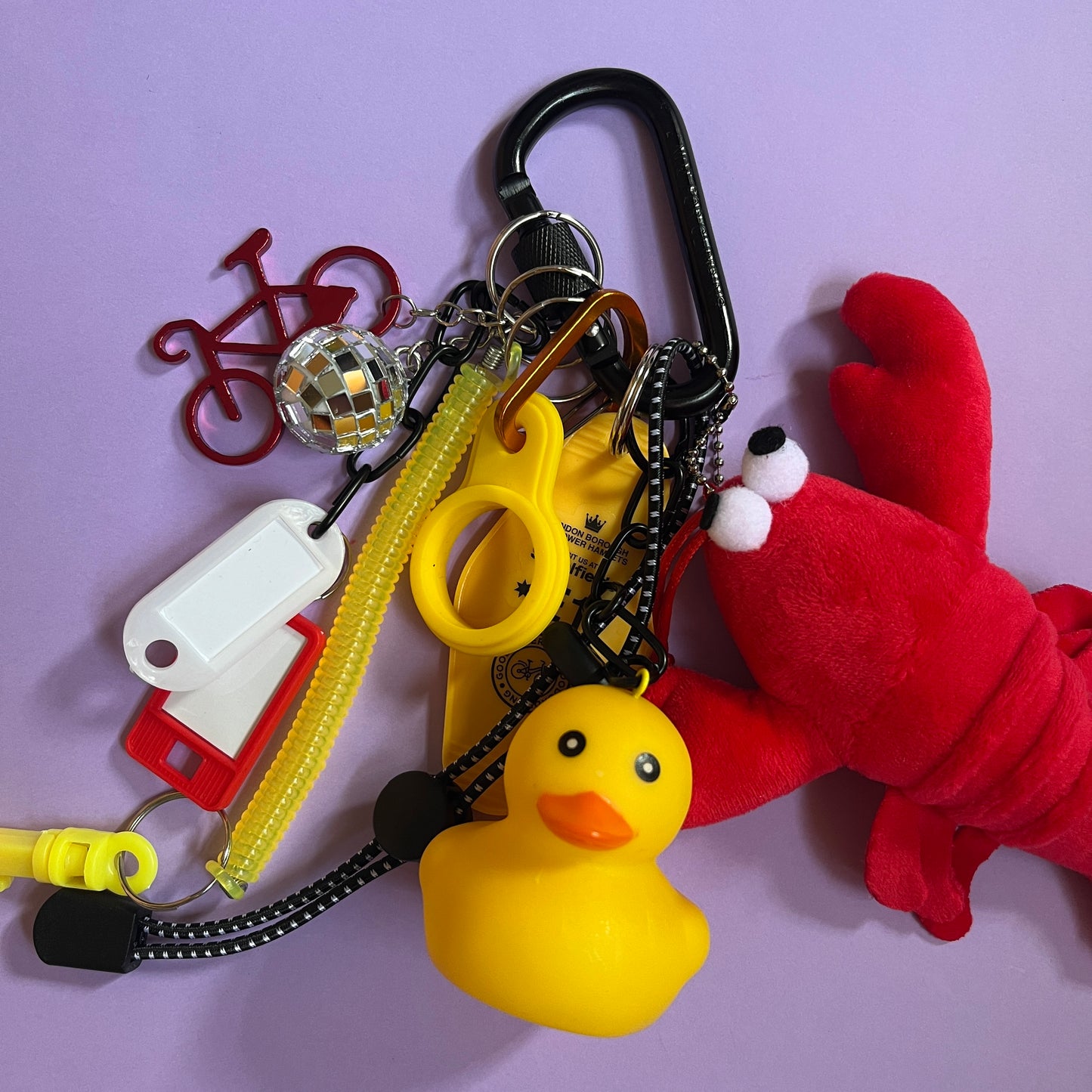 Lobster bag charm 3