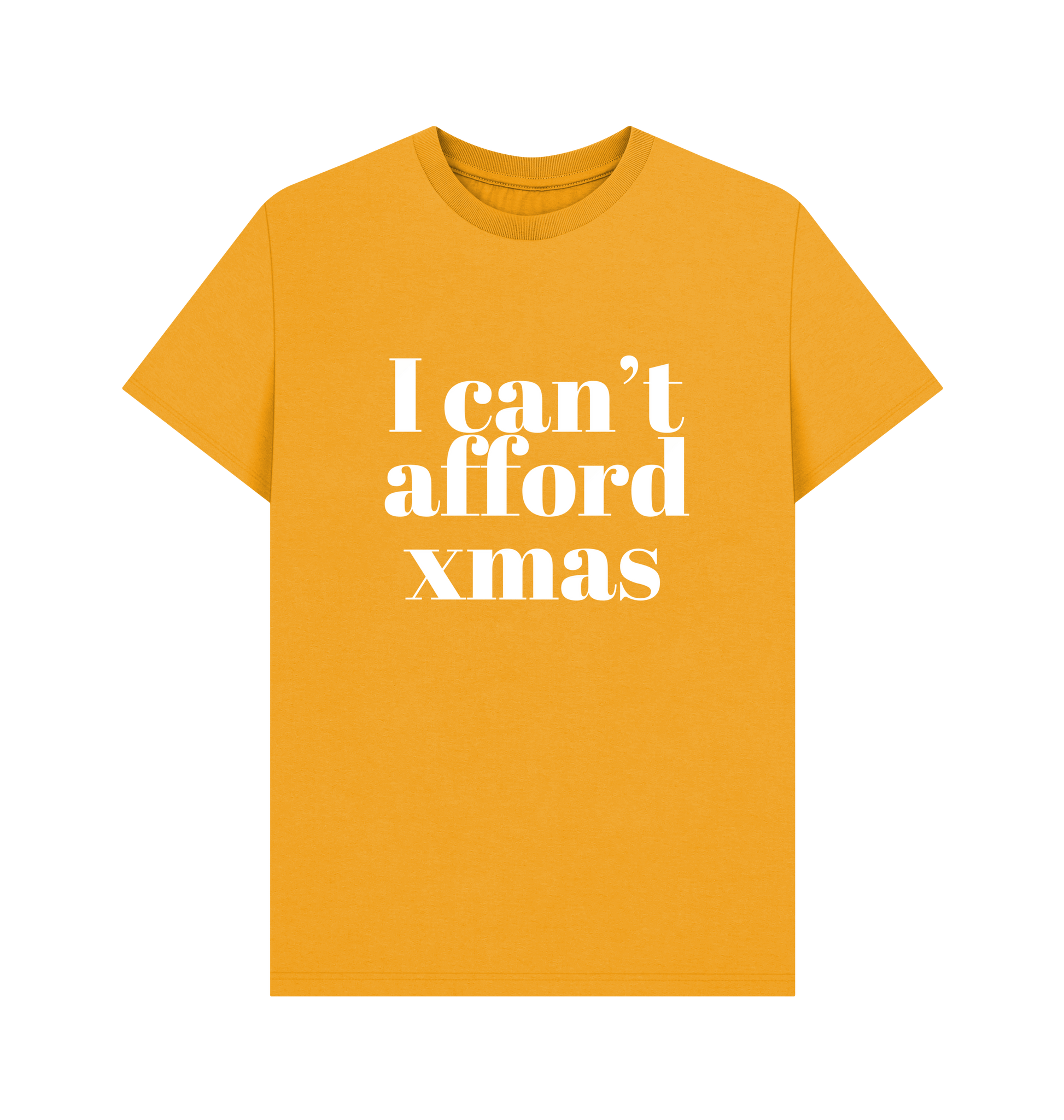 Mustard Printed T-shirt Front