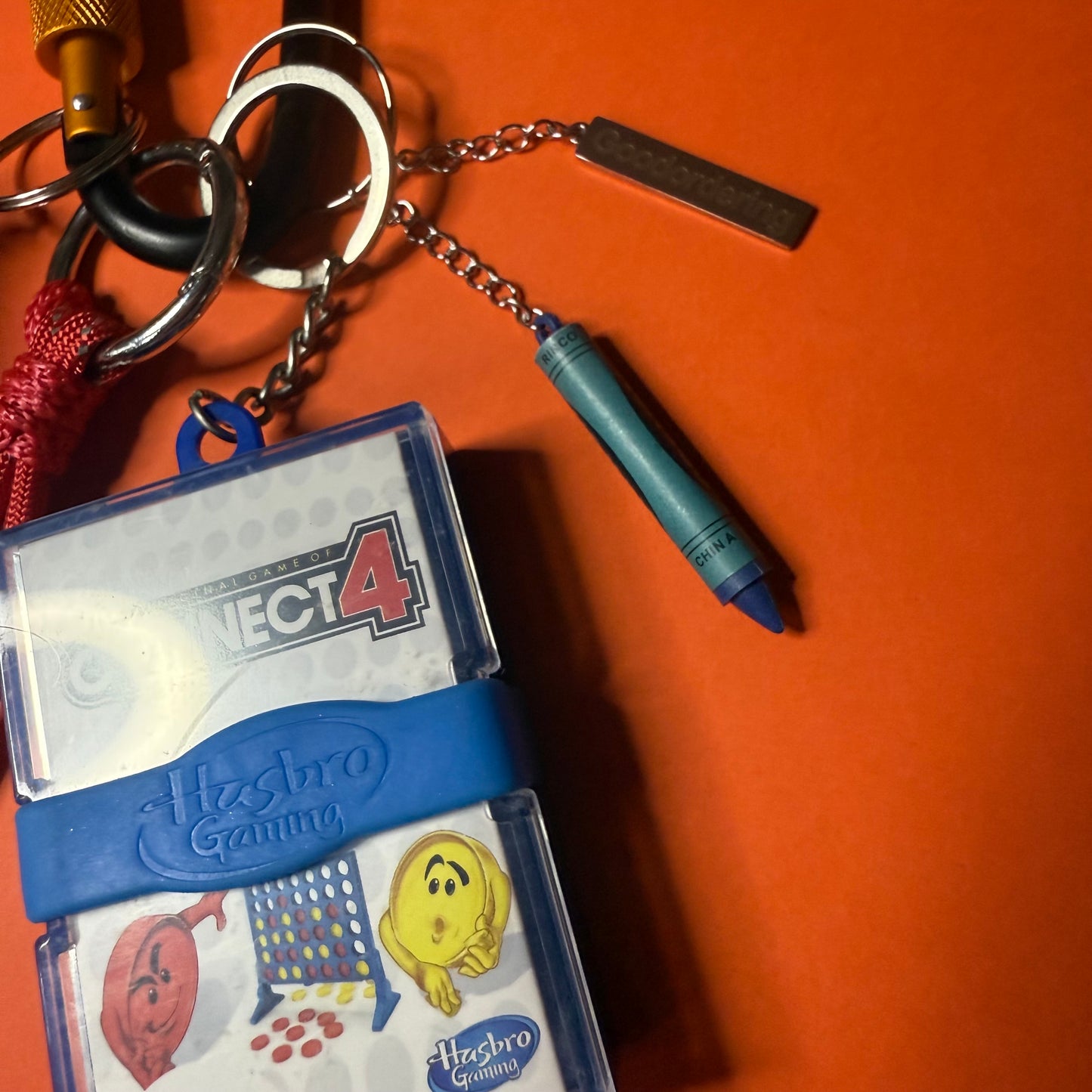 Bag charm and keyring Connect Four