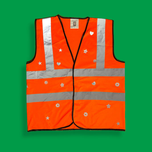 High vis vest stickers
