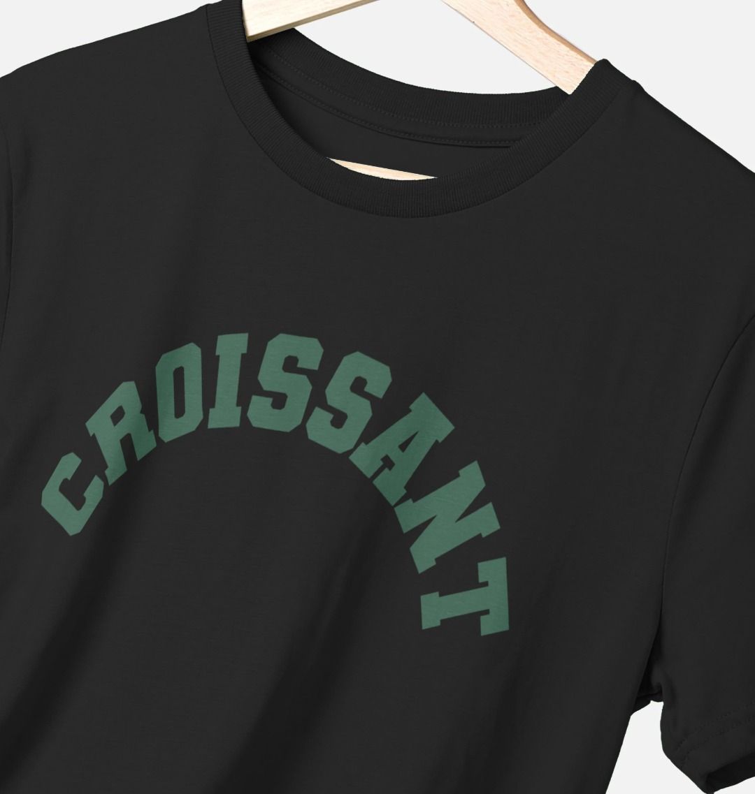 Croissant varsity unisex t-shirt