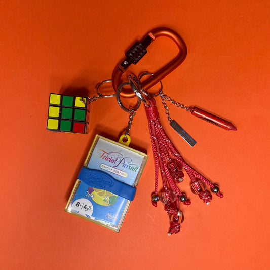 Bag charm and keyring Trivial Pursuit