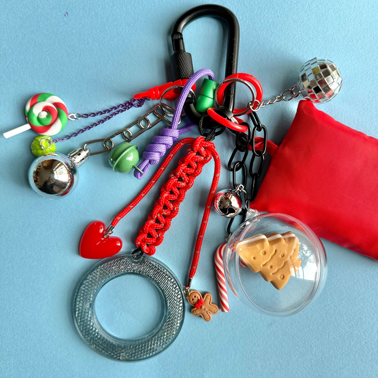 Bag charm and keyring christmas