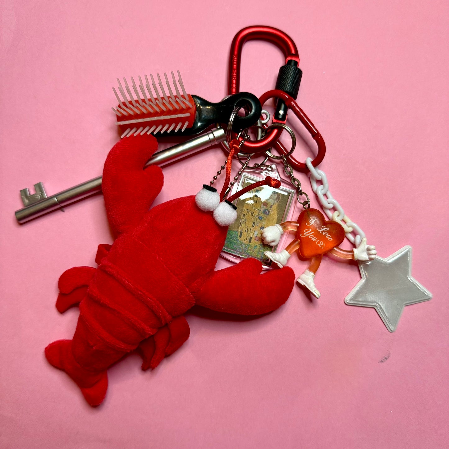 Bag charm and keyring lobster