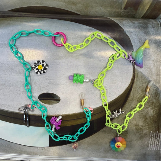 Glasses chain charms galore