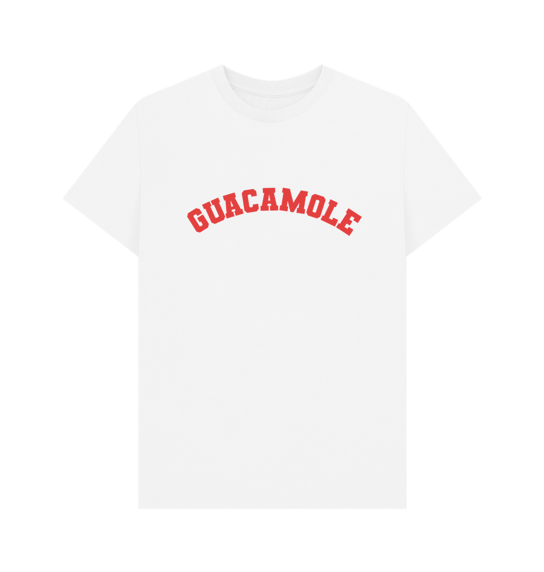 White Guacamole Unisex Varsity t-shirt