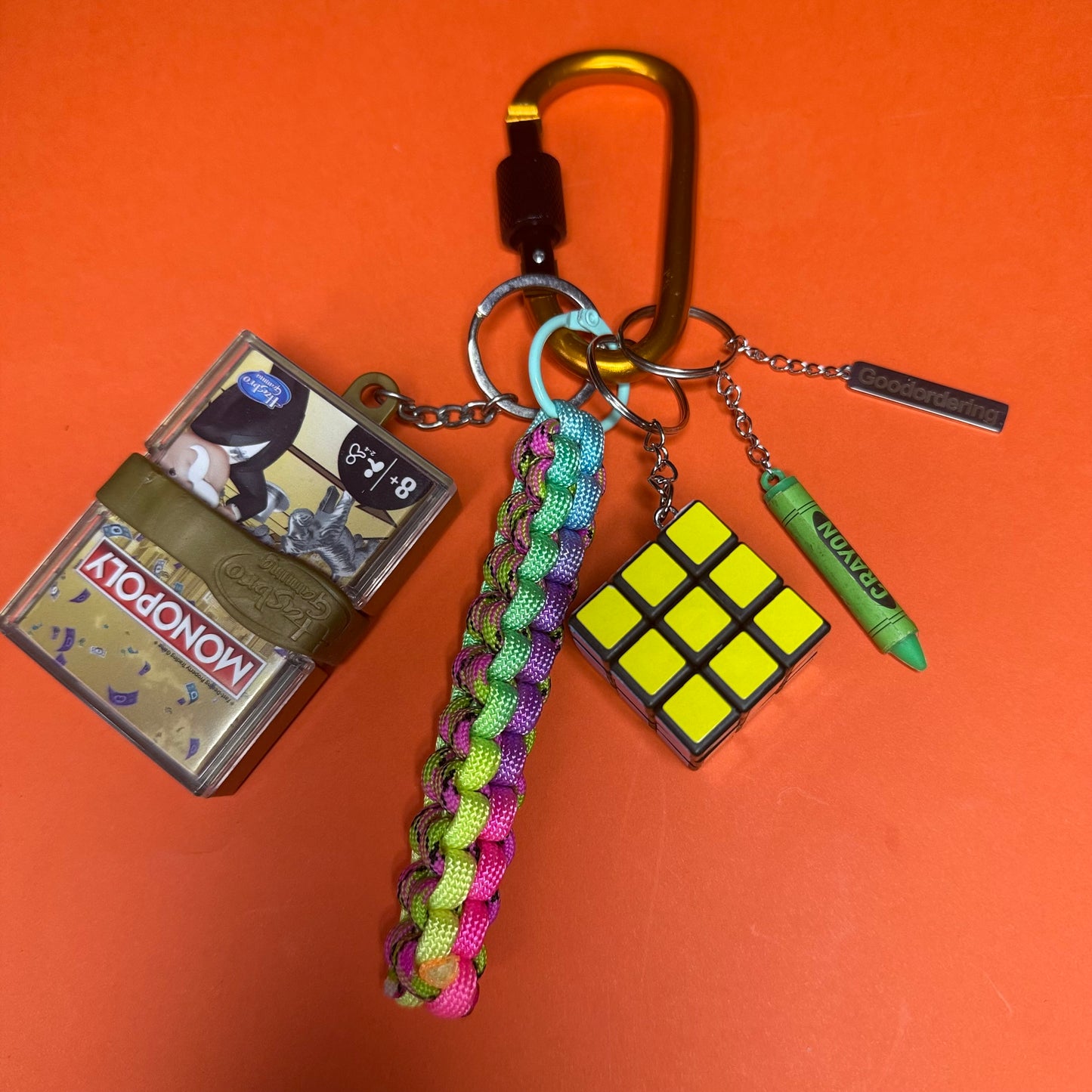 Bag charm and keyring Mini monopoly