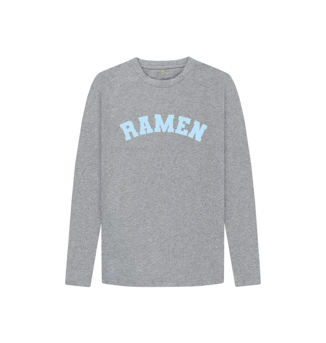 Athletic Grey Kids long sleeve Ramen T-shirt