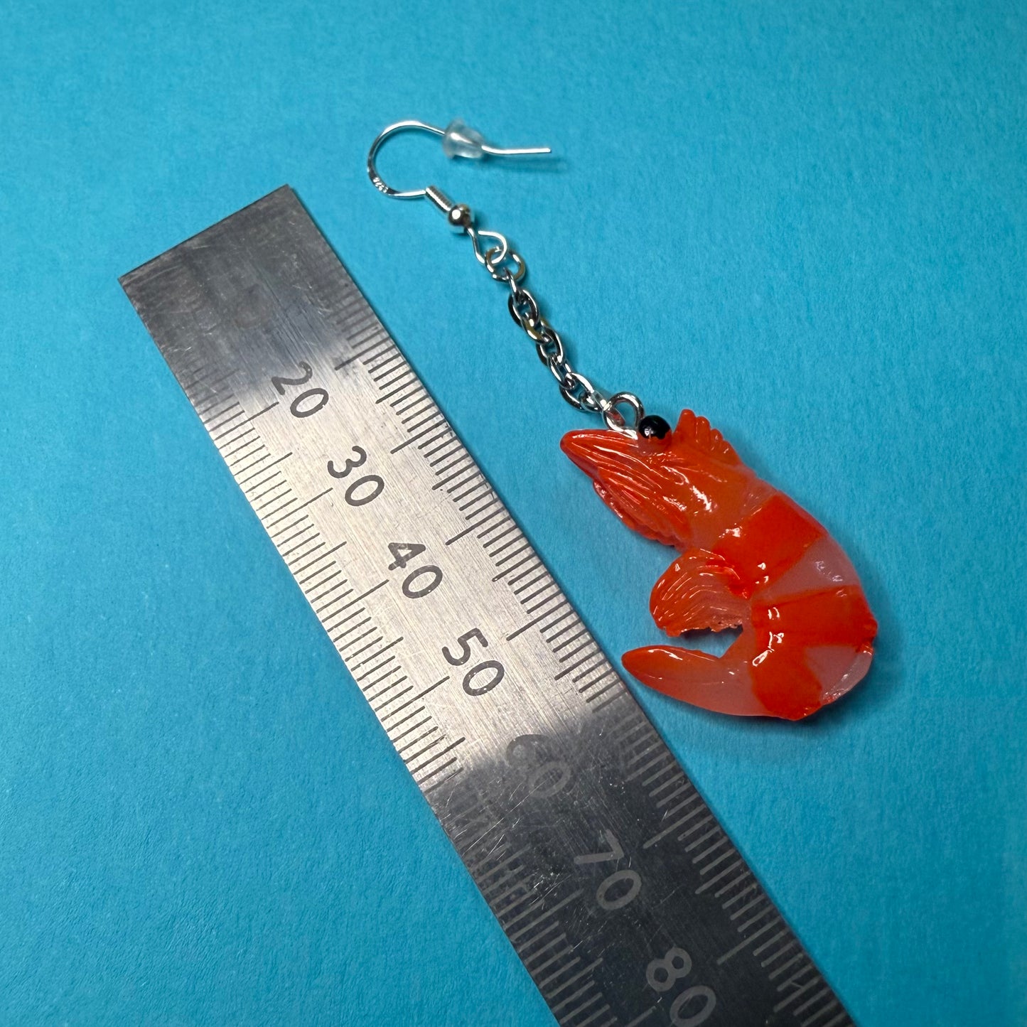 Prawn drop earring