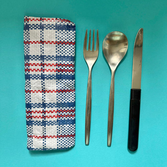 Upcycled cutlery / pencil case