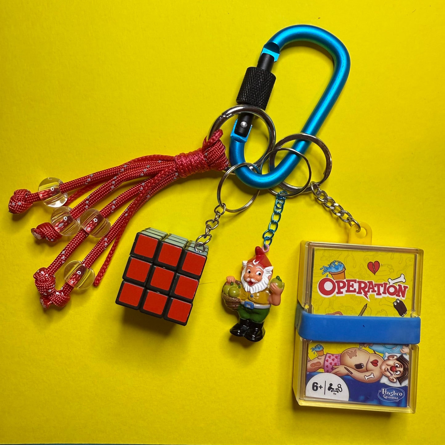 Bag charm and keyring 80s Operation