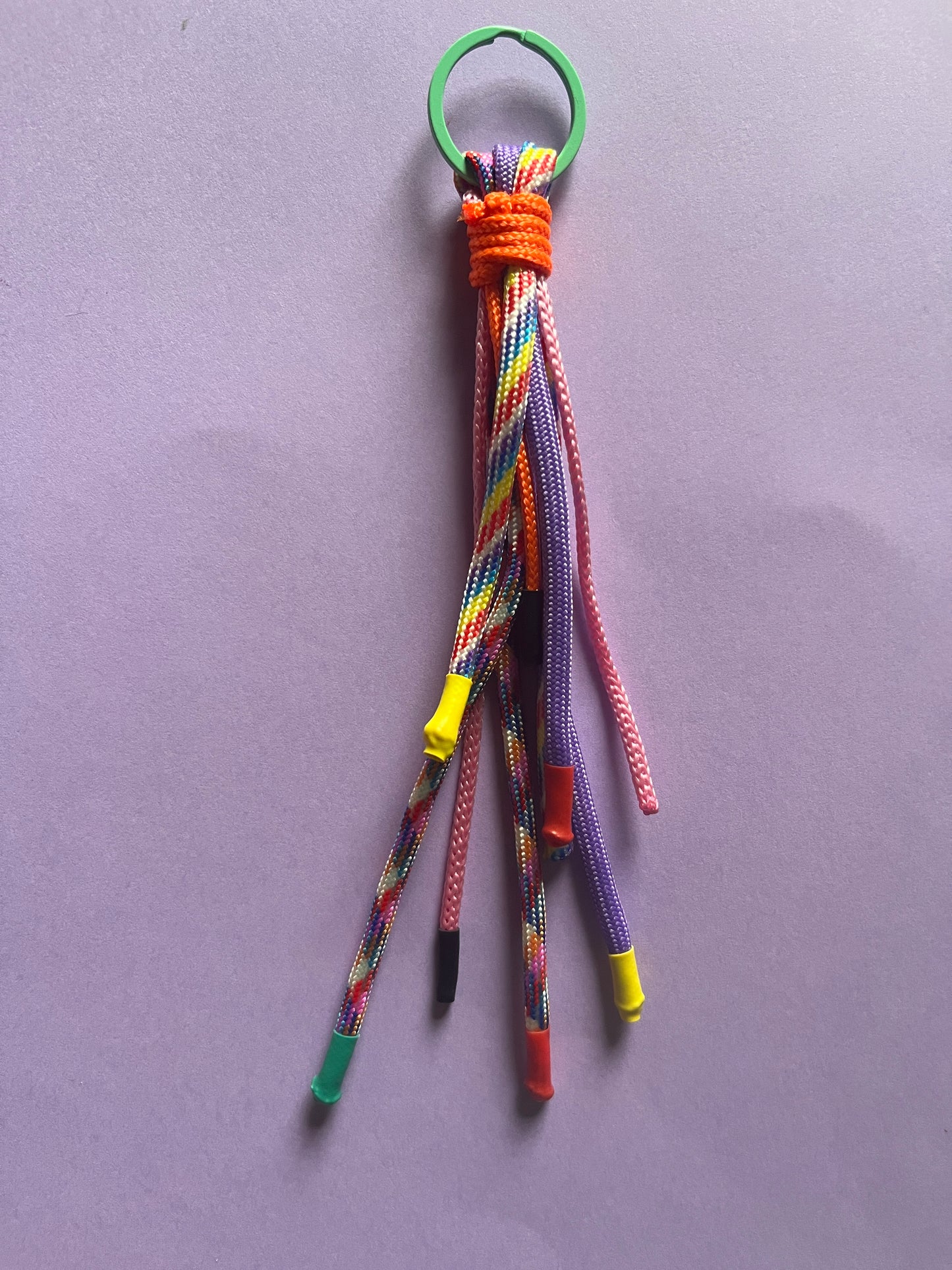 Multi cord Bag charm and keyring