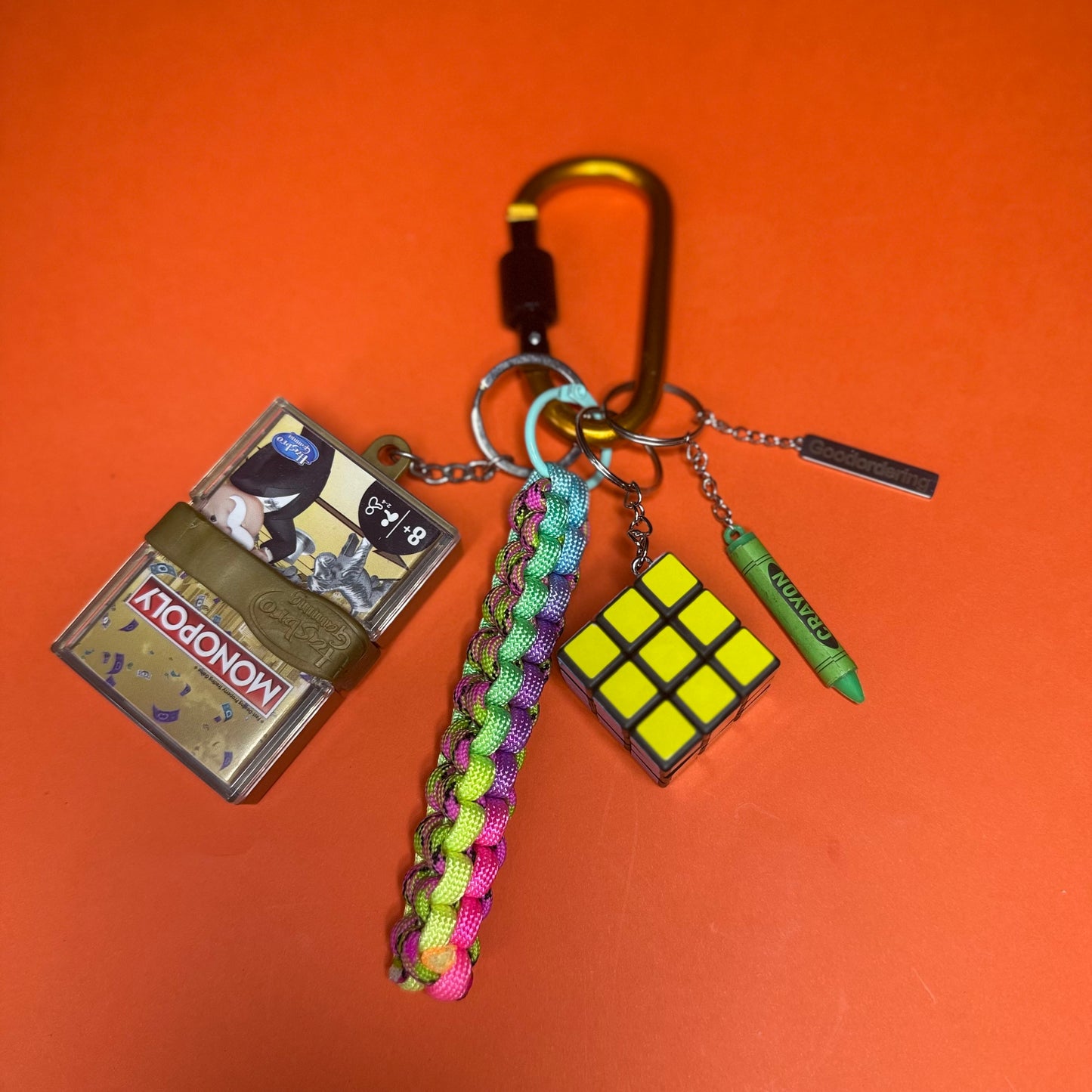 Bag charm and keyring Mini monopoly
