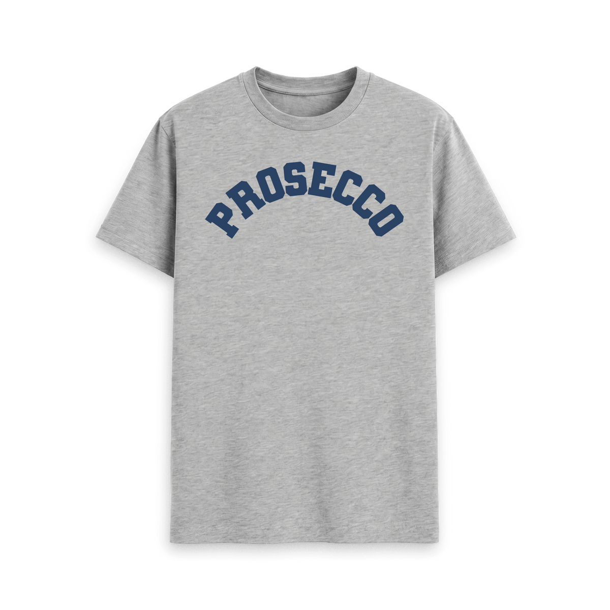 Athletic Grey Printed T-shirt Front