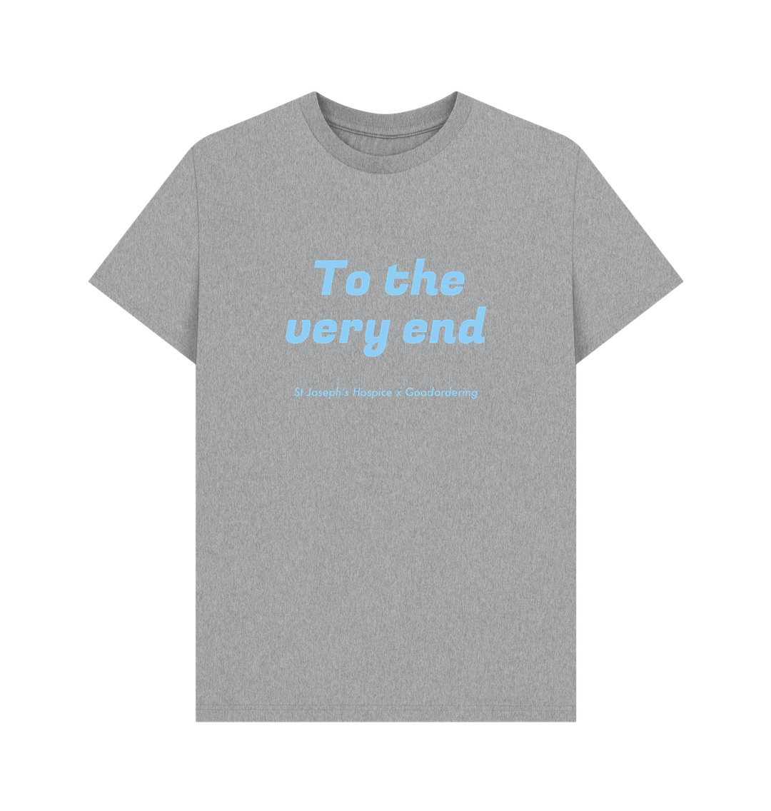 Athletic Grey St Joseph's Hospice Collaboration T-shirt To the very end