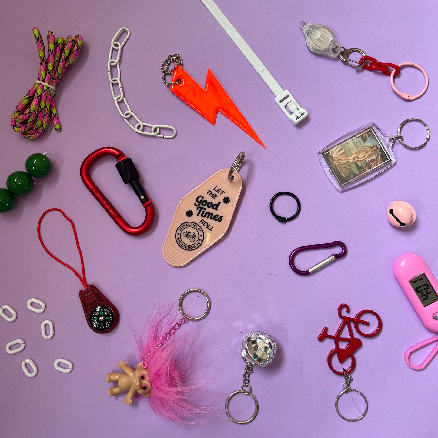 Bag charm DIY kit troll doll