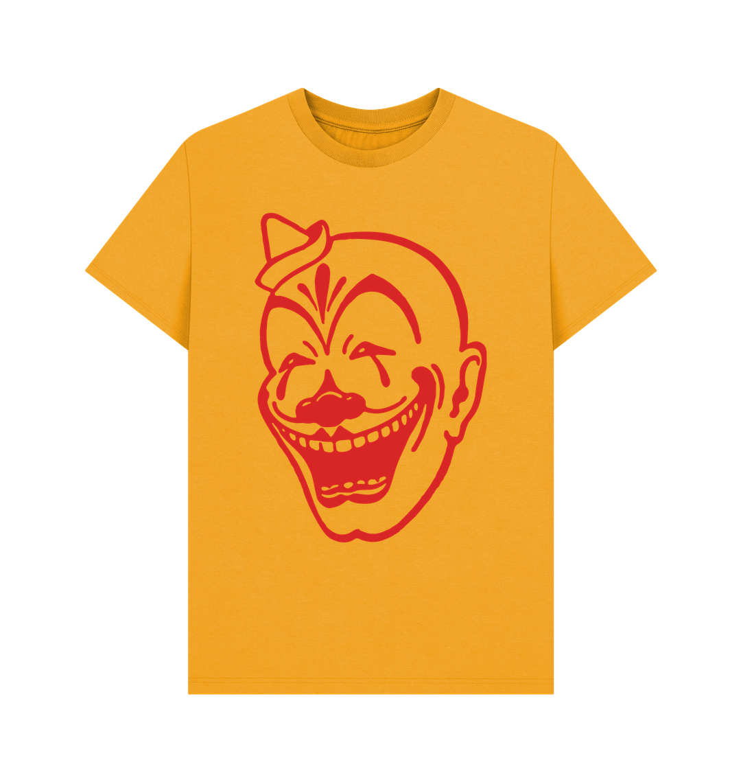 Mustard Scary clown t-shirt Clowncore